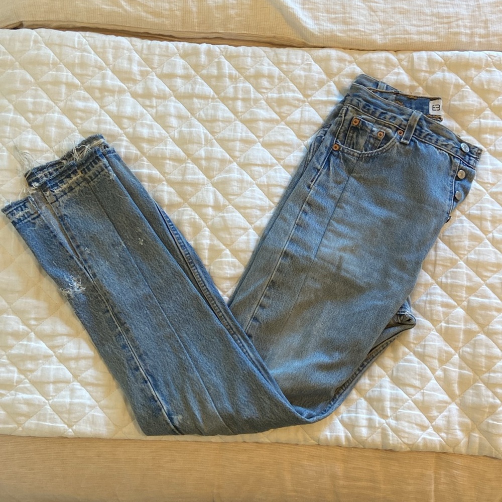 EB DENIM vintage Levi’s jeans - unraveled jeans (as seen on Hailey Bieber) - Picture 5 of 15